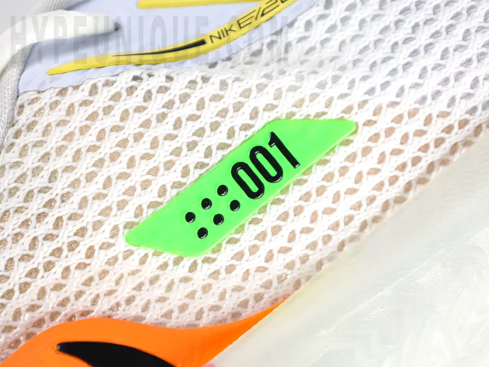 the 001 green tag