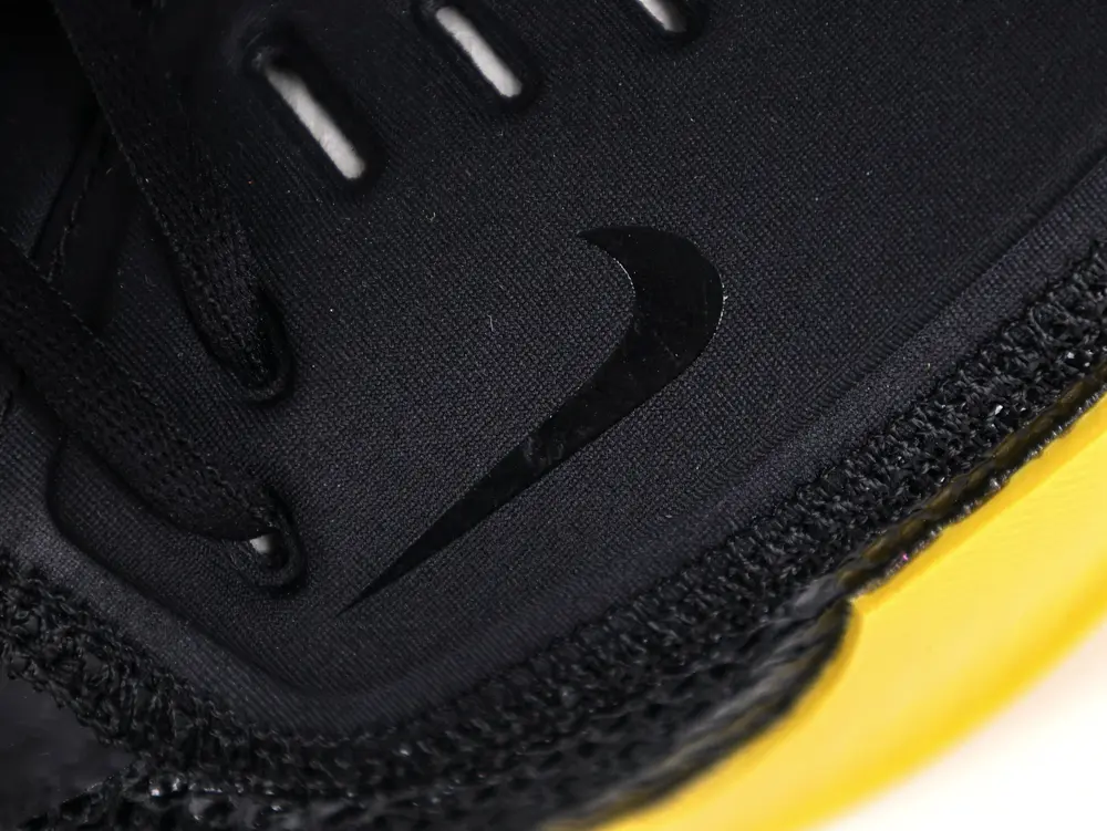 the black swoosh