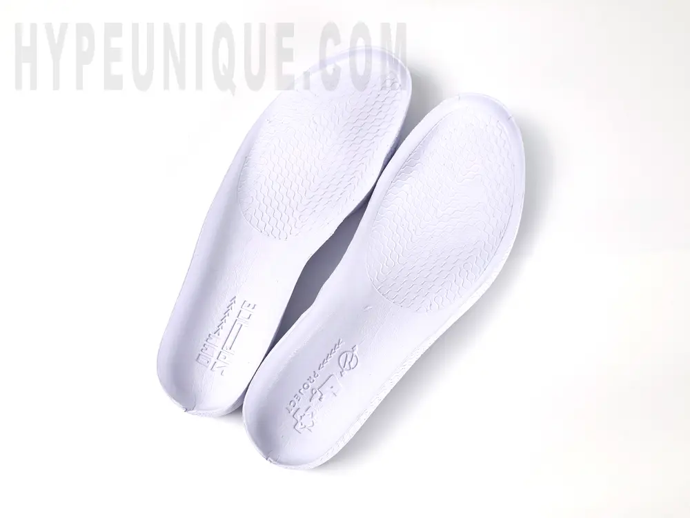 the white insole