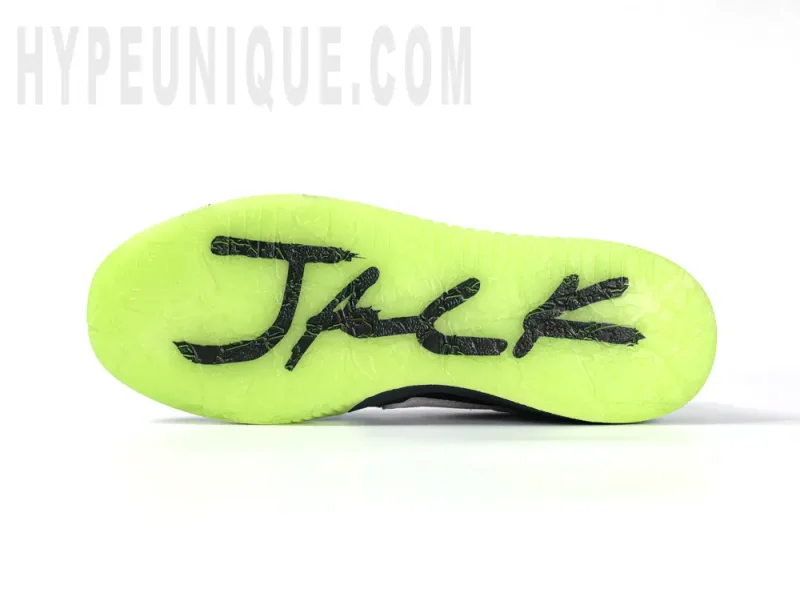 the green outsole