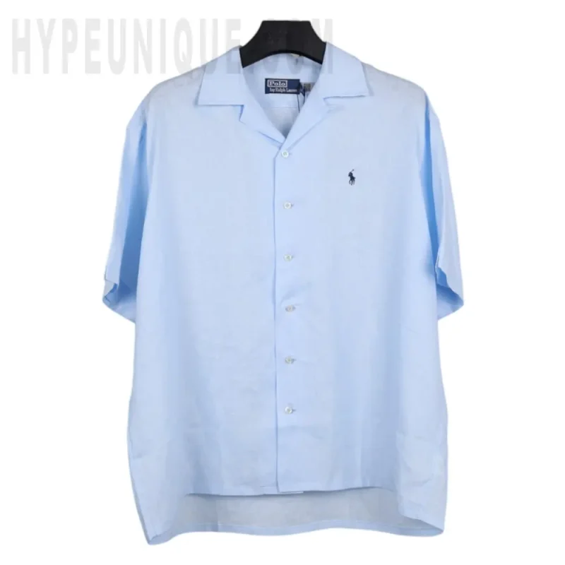 Classic Fit Linen Camp Shirt