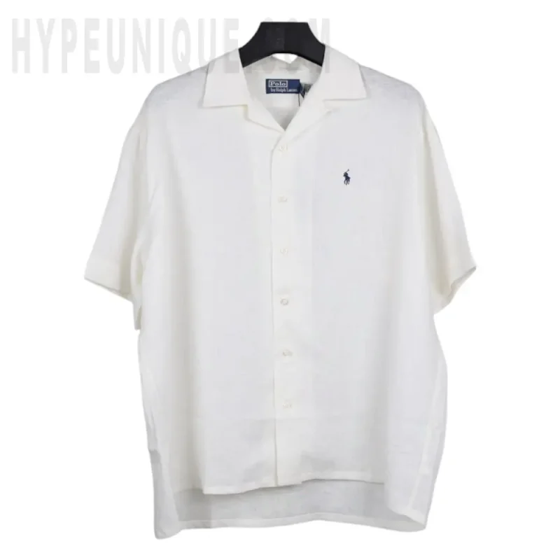 Classic Fit Linen Camp Shirt