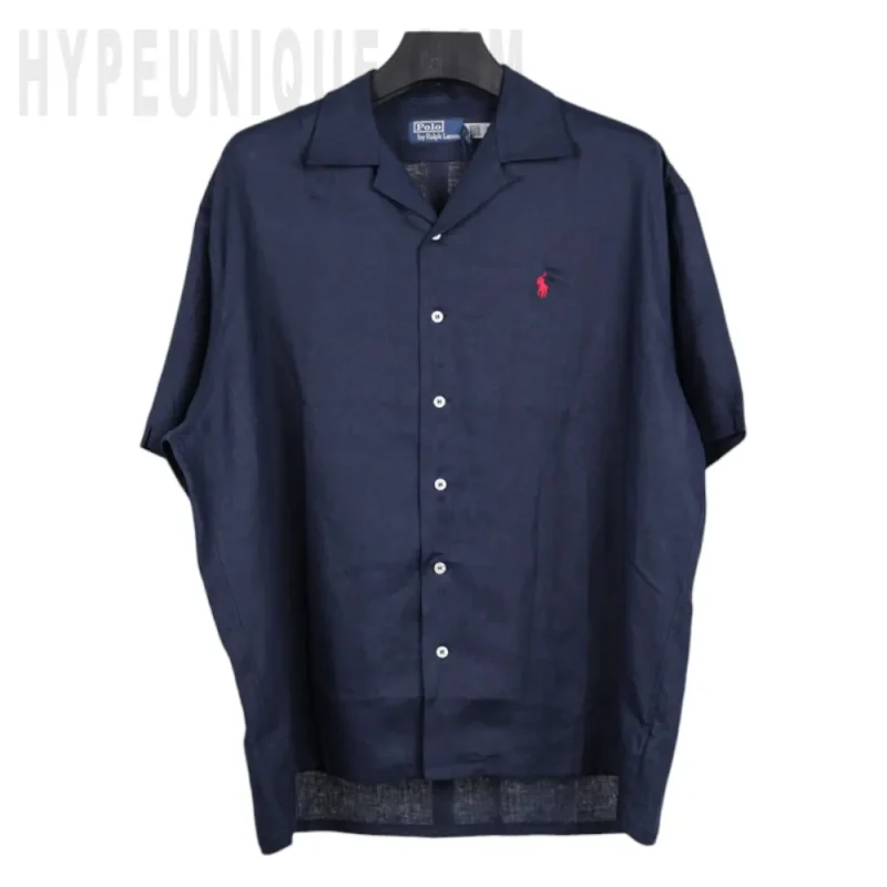 Classic Fit Linen Camp Shirt