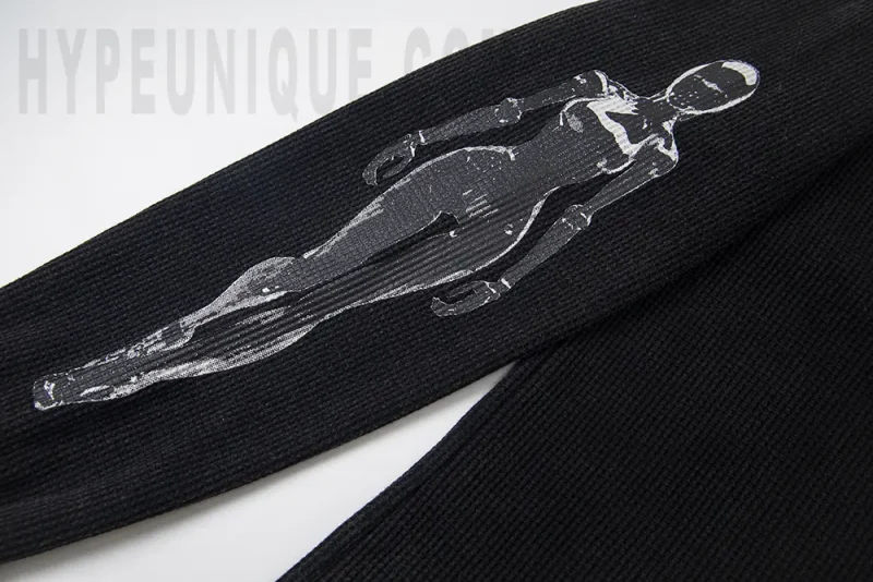 Printed graphic on the front of the clothes