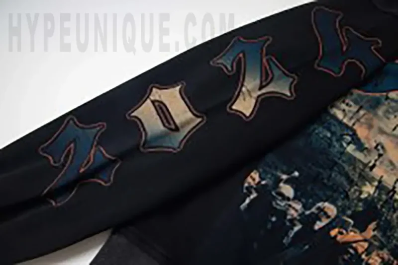 The sleeves of the clothes