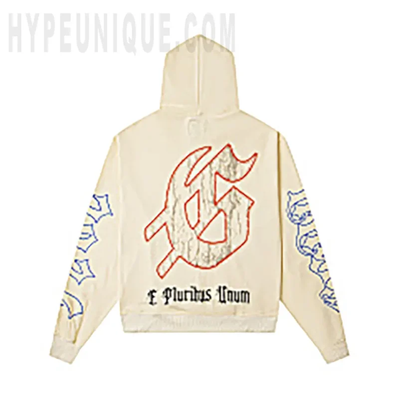 Godspeed Skeleton Graphic Beige Hoodie