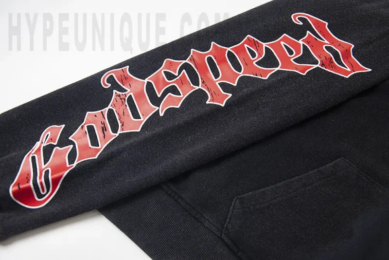 Printed graphic on the front of the clothes