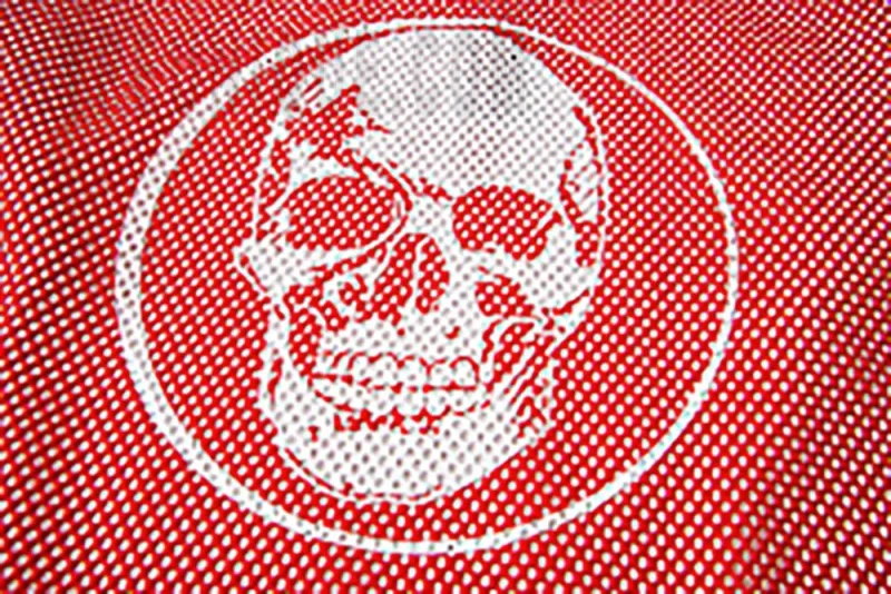 Printed graphic on the front of the clothes