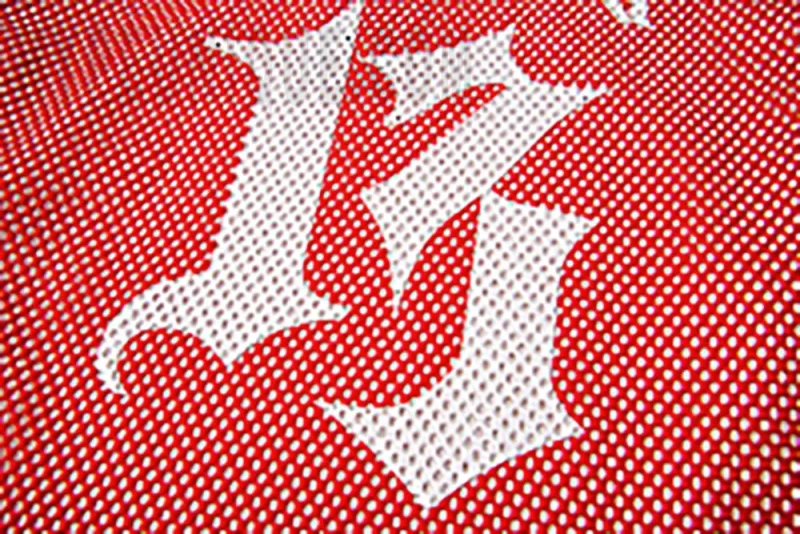 Printed graphic on the front of the clothes