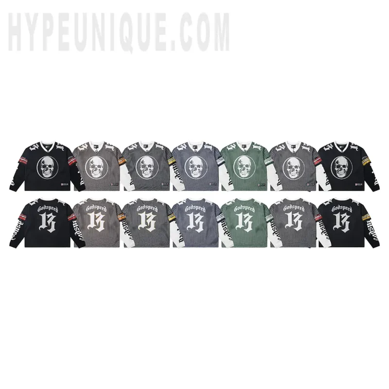 Godspeed Skull Mesh Jersey Shirt