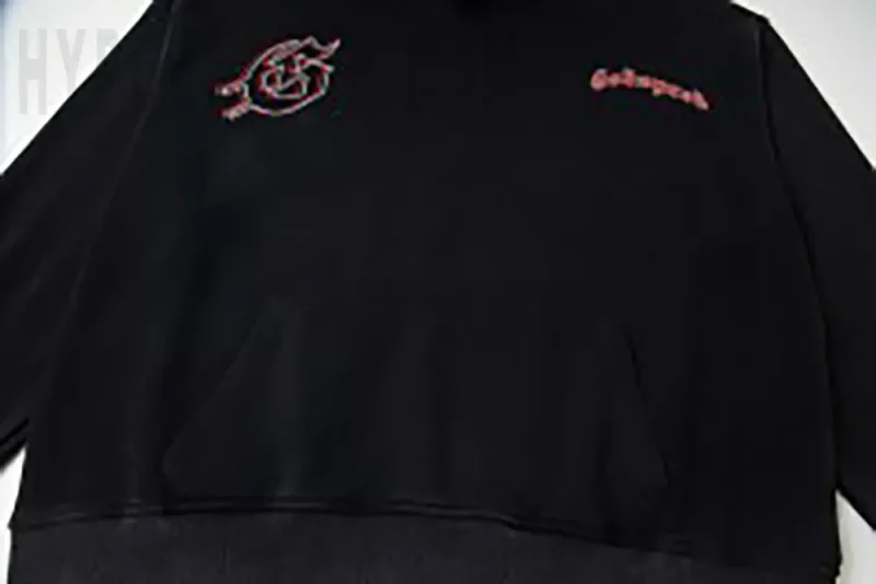 Printed graphic on the front of the clothes