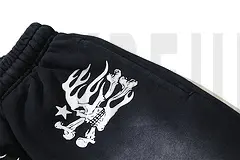 Printed graphic on the front of the shorts