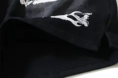 Printed graphic on the front of the shorts