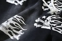Printed graphic on the front of the shorts