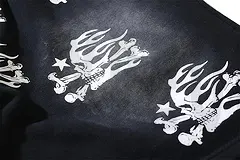 Printed graphic on the front of the shorts