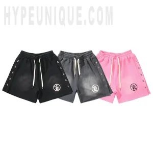 Hellstar Buttoned Logo Shorts