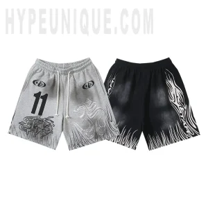 Hellstar Flame Edge Graphic Shorts