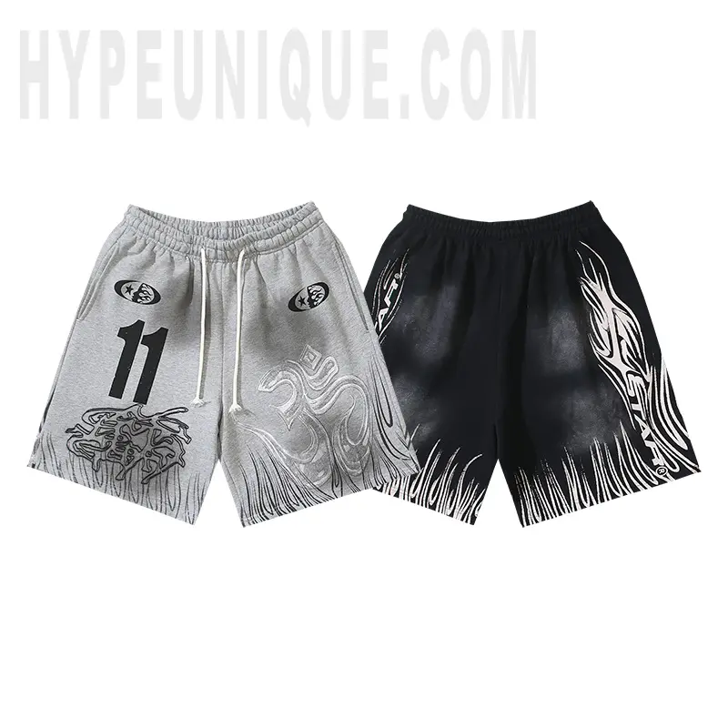 Hellstar Flame Edge Graphic Shorts