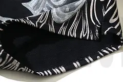 Printed graphic on the front of the shorts