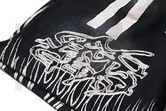 Printed graphic on the front of the shorts