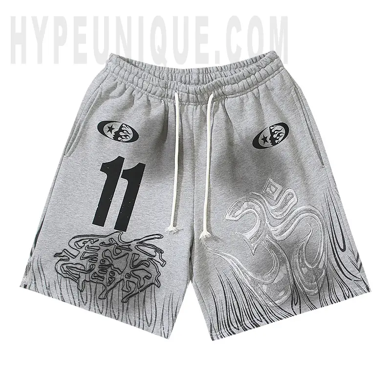 Hellstar Flame Edge Graphic Shorts