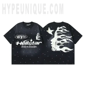 Hellstar Flame Face Graphic T-Shirt