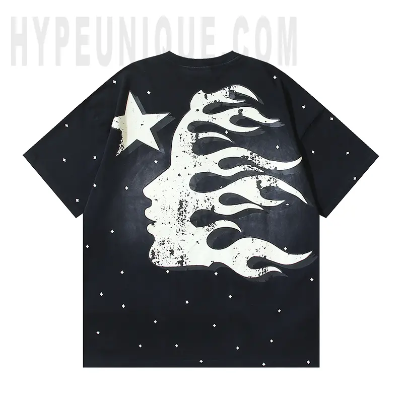 Hellstar Flame Face Graphic T-Shirt