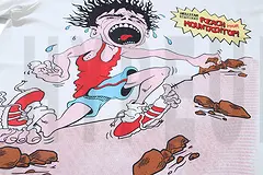 Printed graphic on the front of the clothes