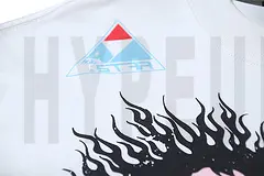Printed graphic on the front of the clothes