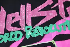 Printed graphic on the front of the clothes