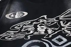 Printed graphic on the front of the clothes