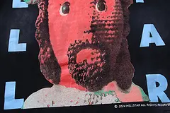 Printed graphic on the front of the clothes