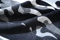 The fabric is soft and wrinkle-resistant.