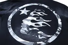 Printed graphic on the front of the clothes