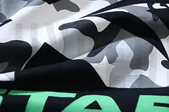 The fabric is soft and wrinkle-resistant.