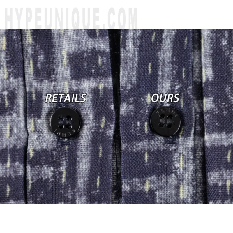 Close-up of clothing button details