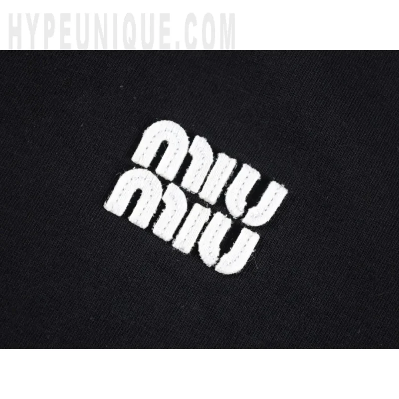 Embroidered graphic on the front of the garment