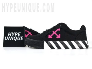 OFF-WHITE Vulc Low Black Fuchsia