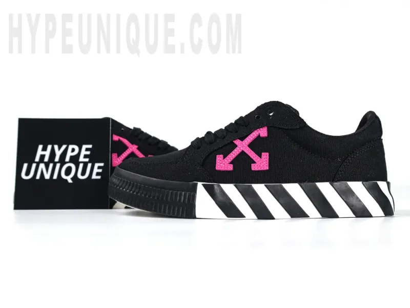 OFF-WHITE Vulc Low Black Fuchsia