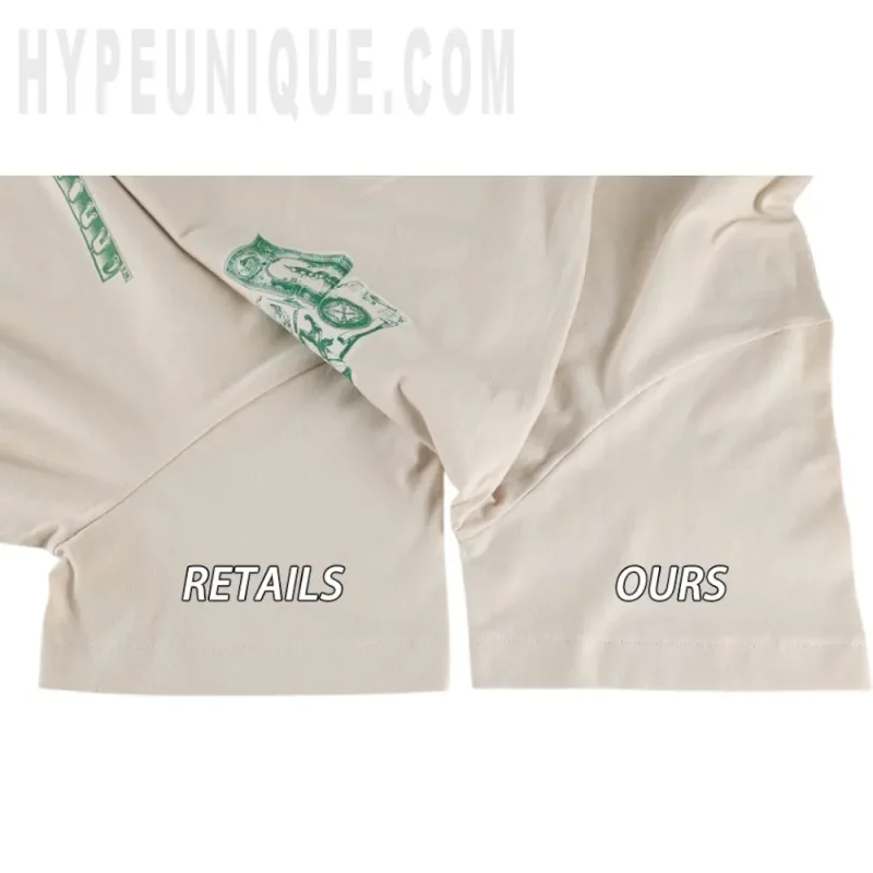 The sleeves of the clothes