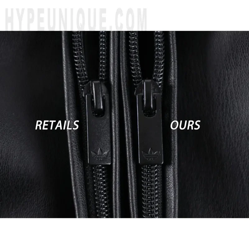 The zipper on the clothes