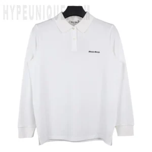 Ribbed Jersey Polo Shirt