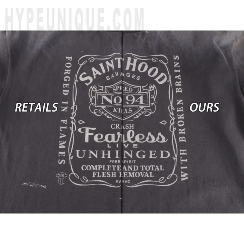 Printed graphic on the front of the garment