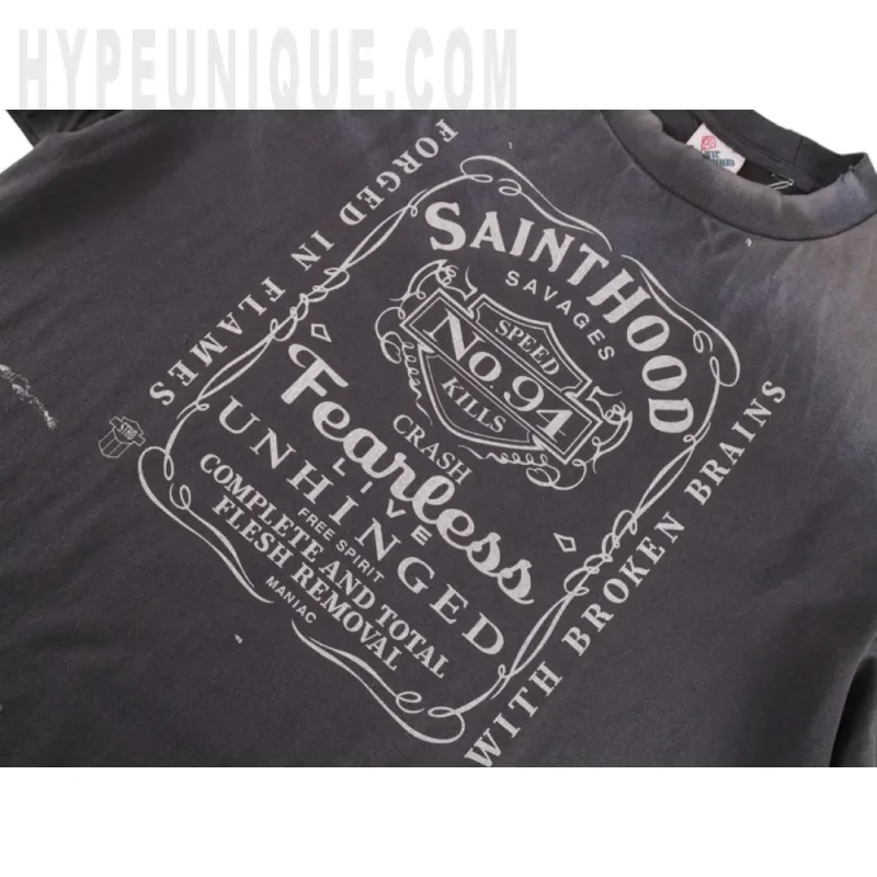 Printed graphic on the front of the garment