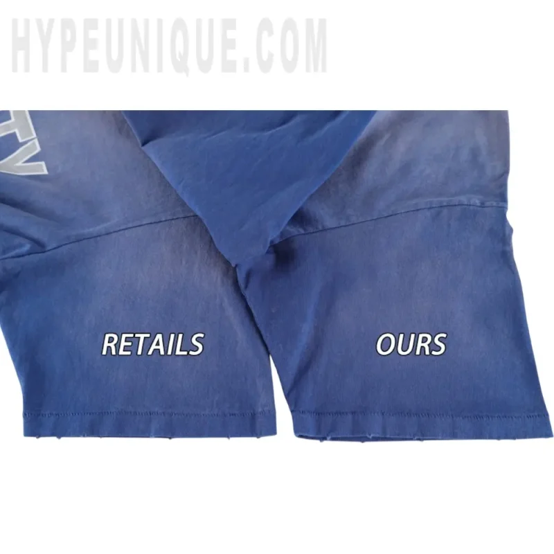 The sleeves of the clothes