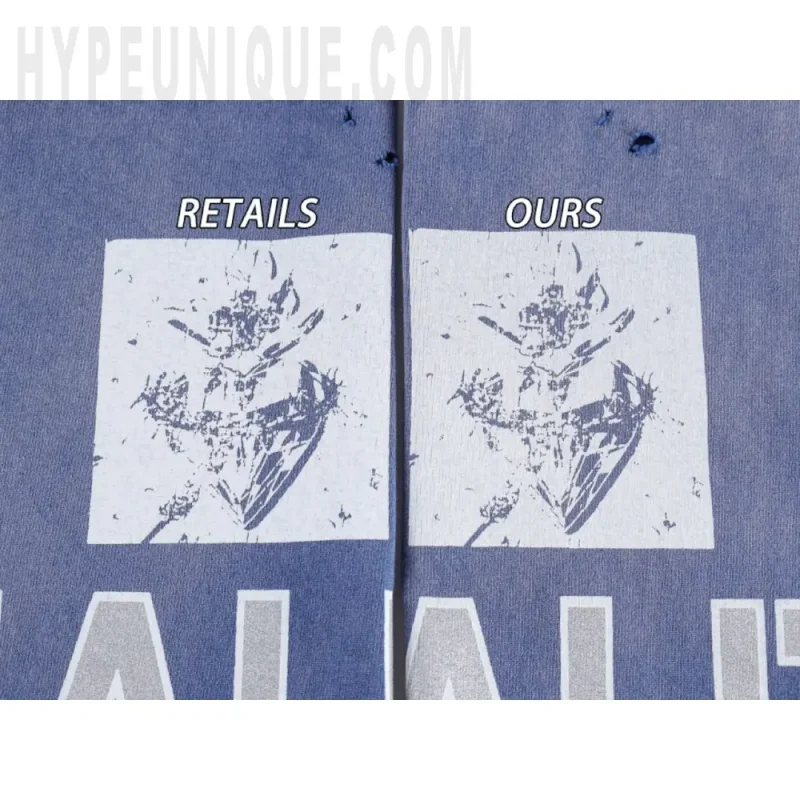Printed graphic on the front of the garment