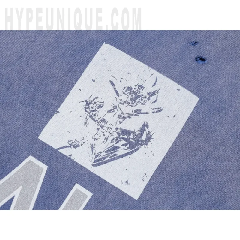 Printed graphic on the front of the garment