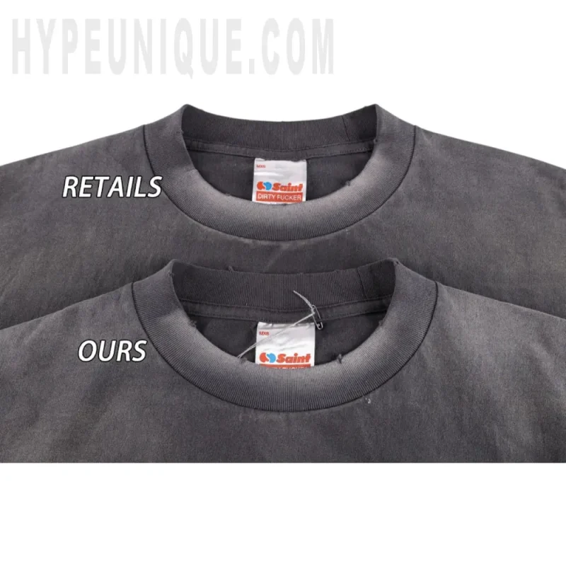 Close-up of the collar detail