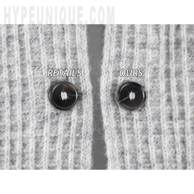 Close-up of clothing button details