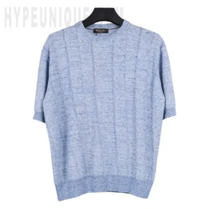Tori Ribbed Linen and Silk-Blend T-Shirt